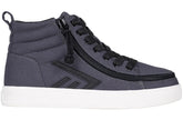 Billy Footwear (Kids) - Charcoal/Black CS Canvas Shoes - Footwear